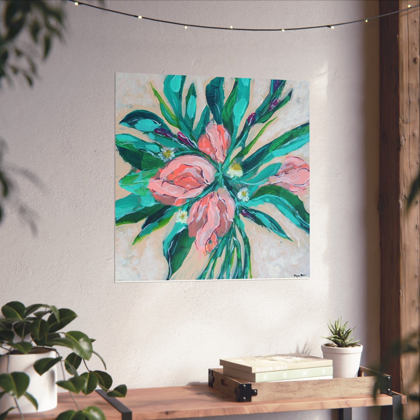 Peach Irises No.3 | Art Print