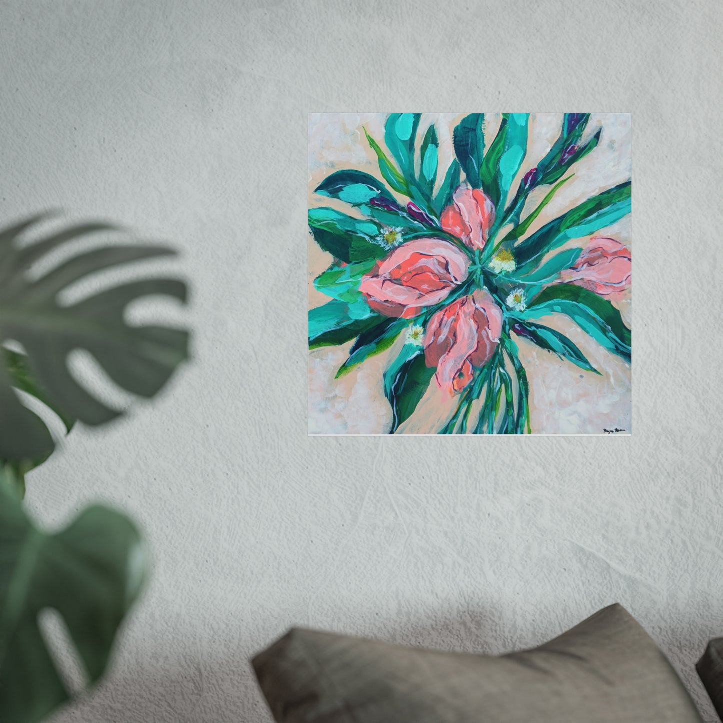 Peach Irises No.3 | Art Print