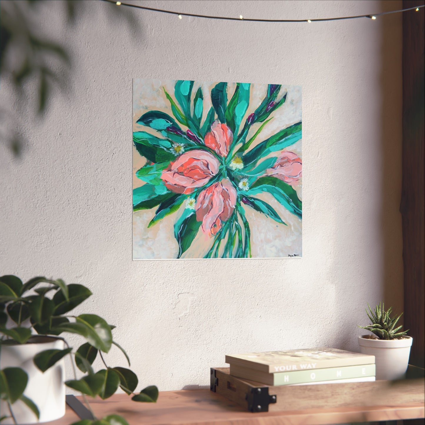 Peach Irises No.3 | Art Print