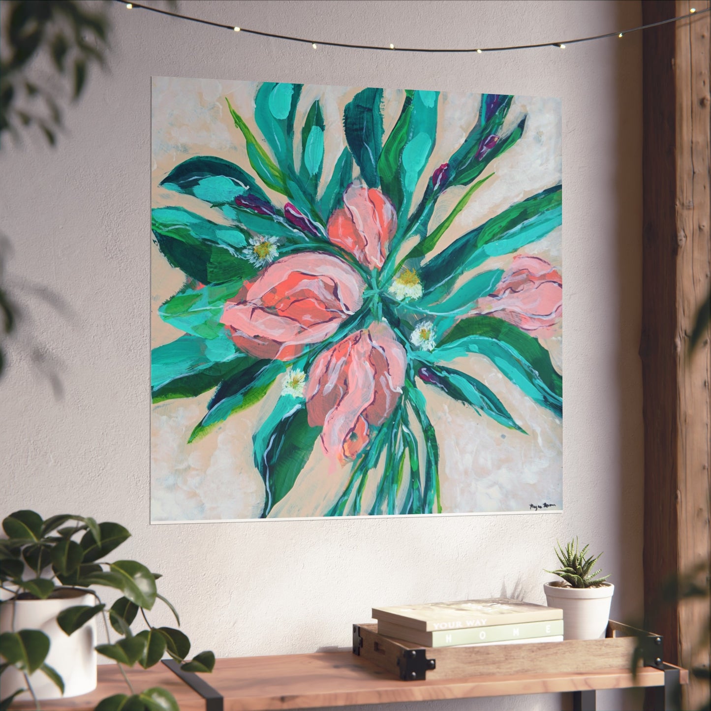 Peach Irises No.3 | Art Print