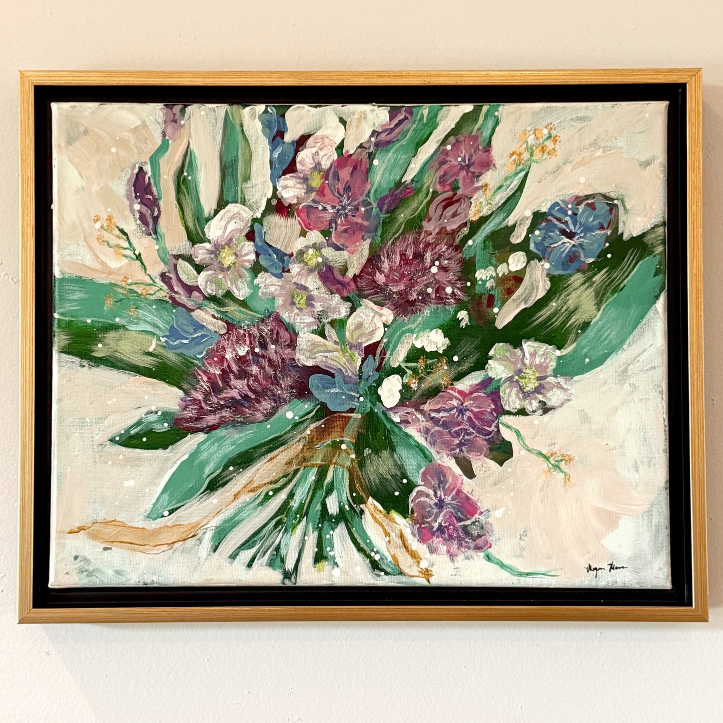 Bridal Bouquet Painting