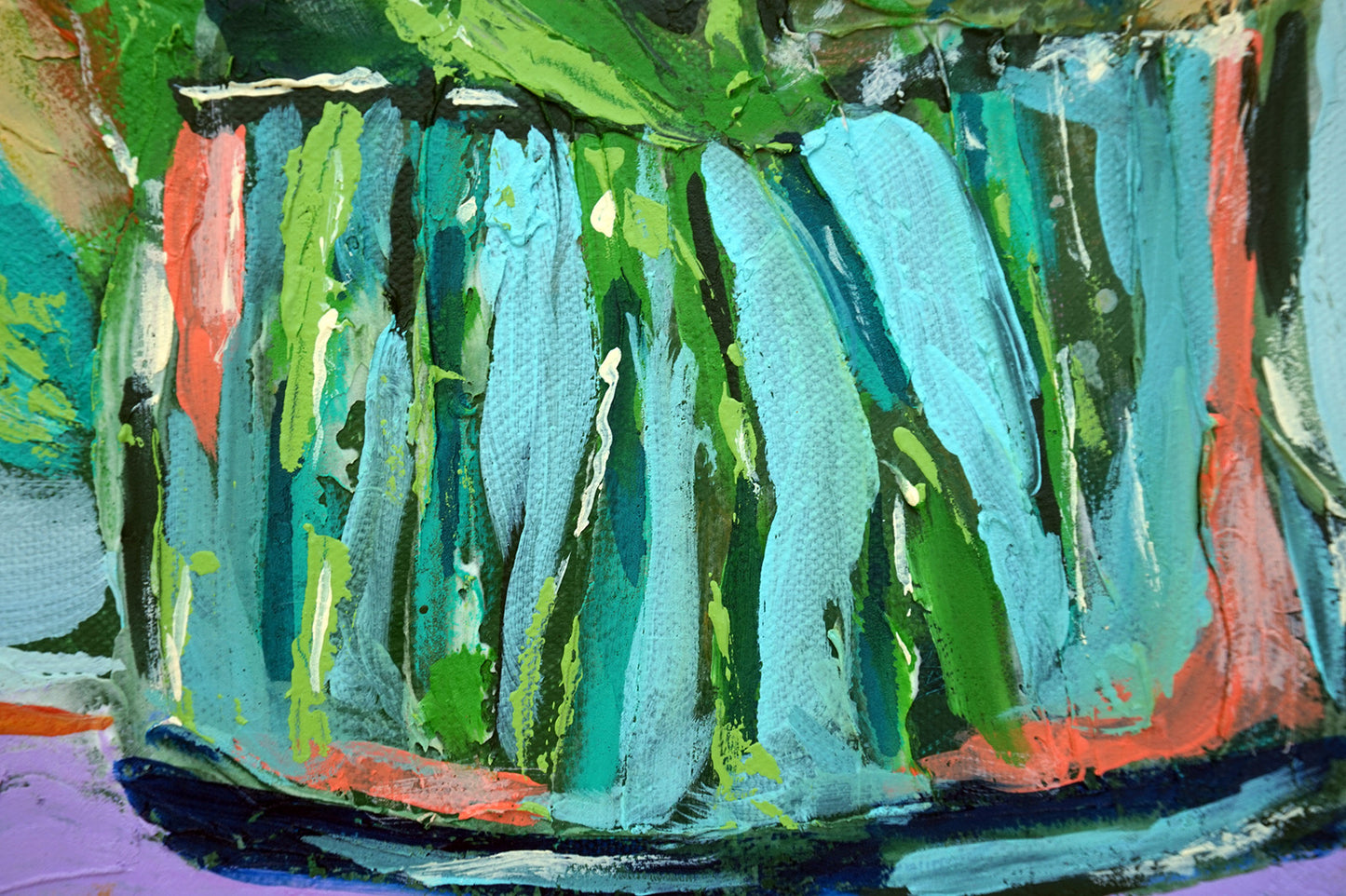 SOLD | Swirls of Summer Acrylic Original Painting on Canvas