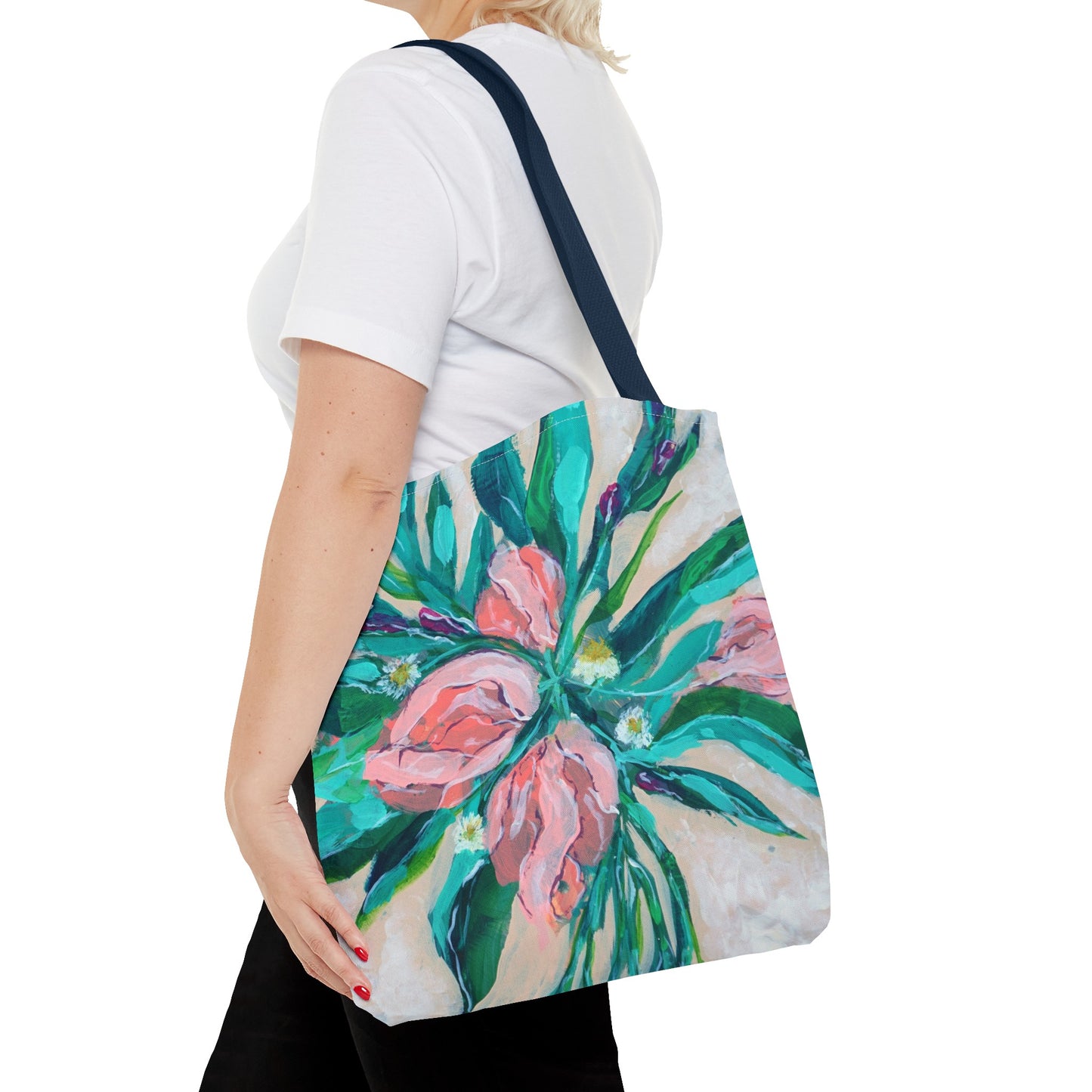 Peach Irises No. 3 | Tote Bag | 3 Sizes