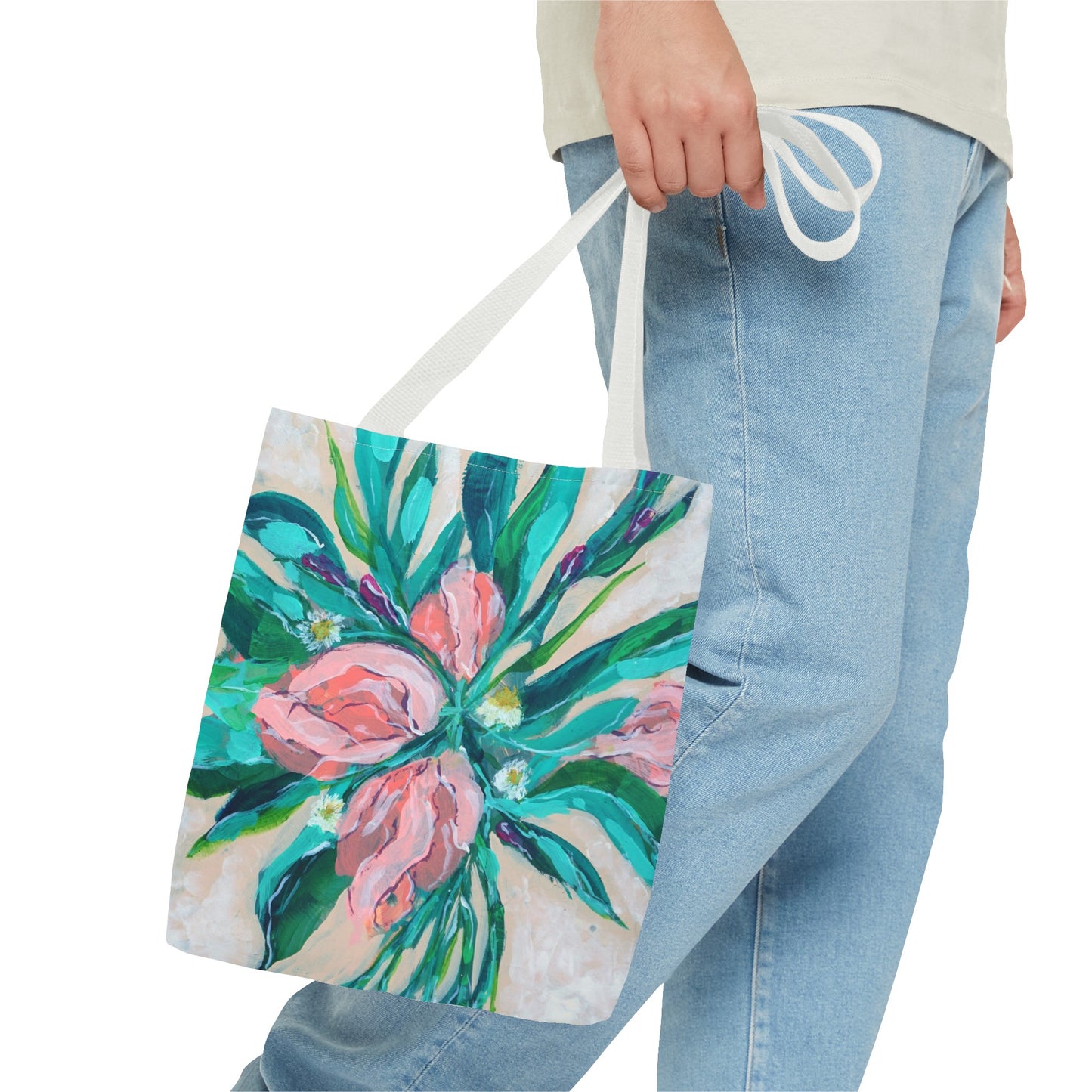 Peach Irises No. 3 | Tote Bag | 3 Sizes