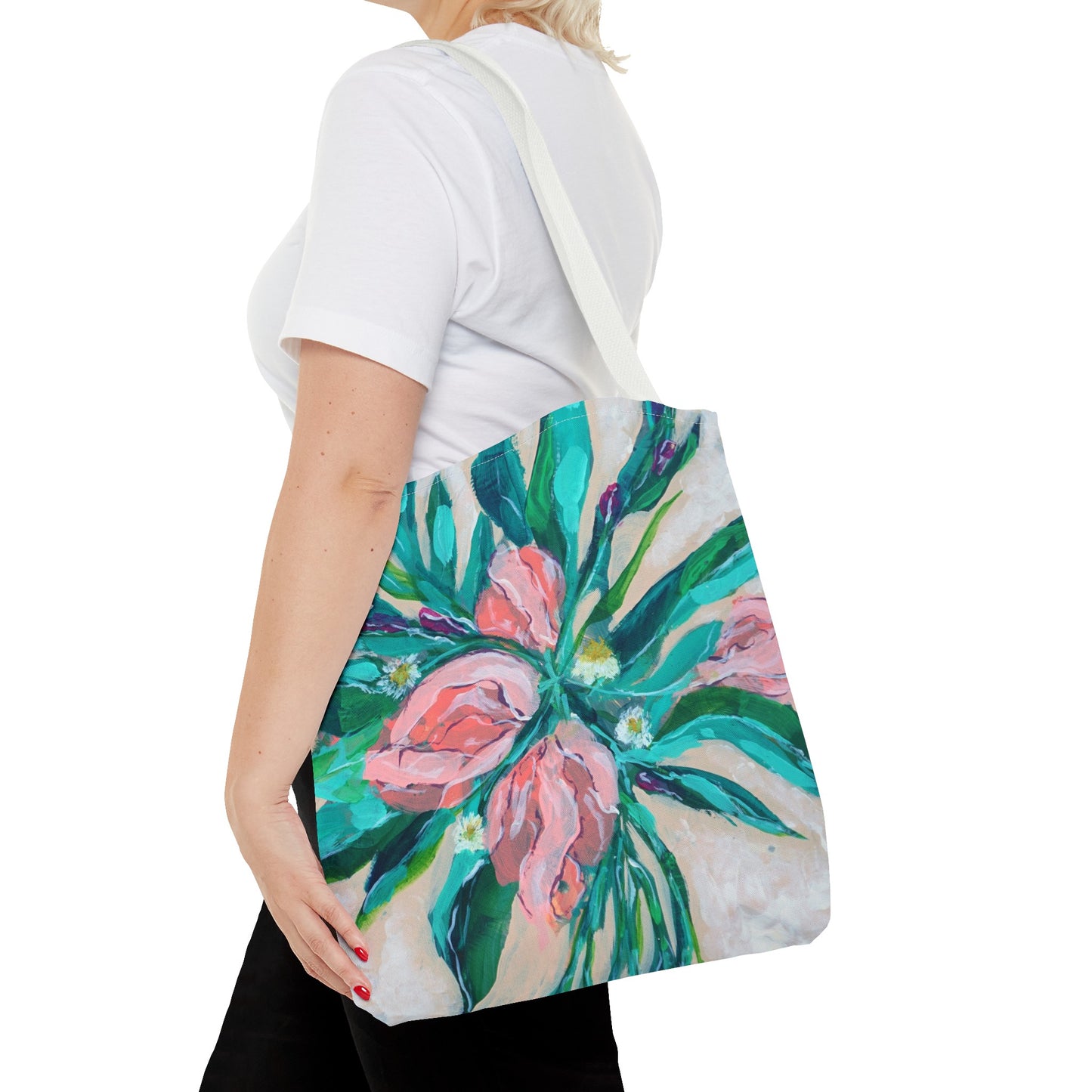 Peach Irises No. 3 | Tote Bag | 3 Sizes