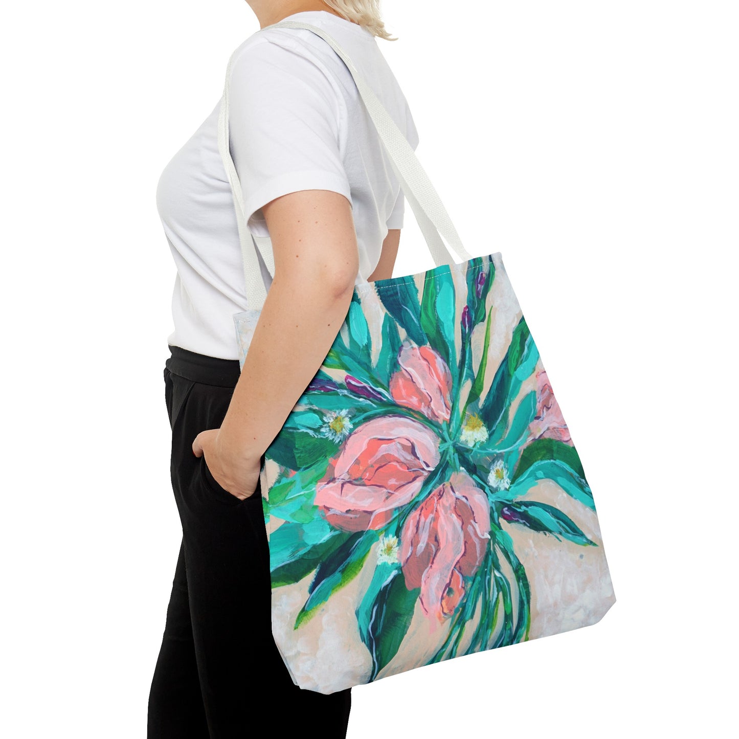 Peach Irises No. 3 | Tote Bag | 3 Sizes