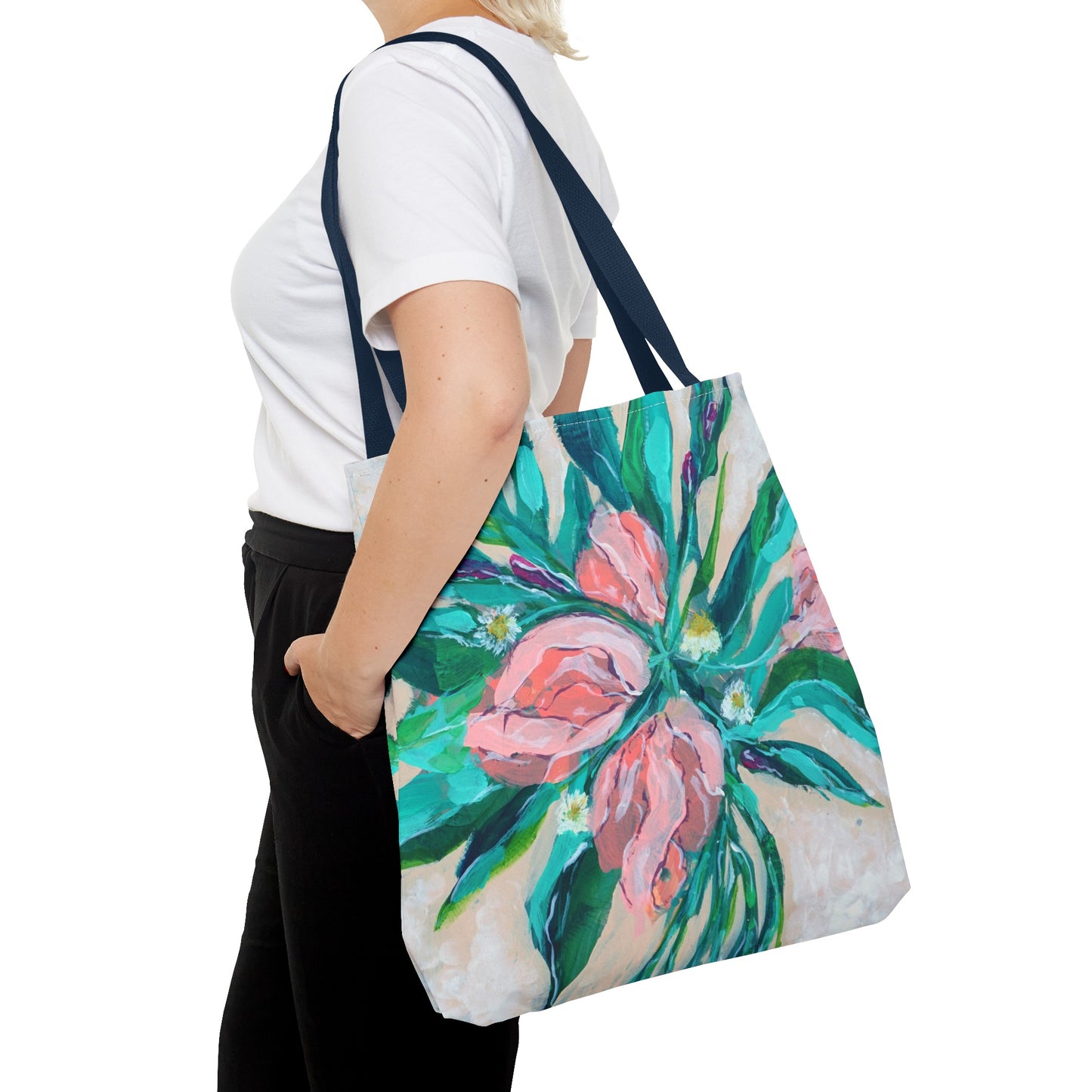 Peach Irises No. 3 | Tote Bag | 3 Sizes