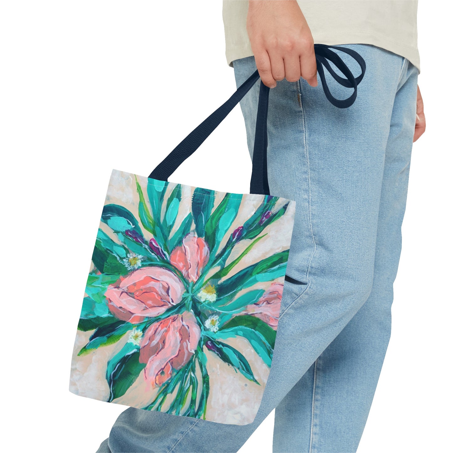 Peach Irises No. 3 | Tote Bag | 3 Sizes