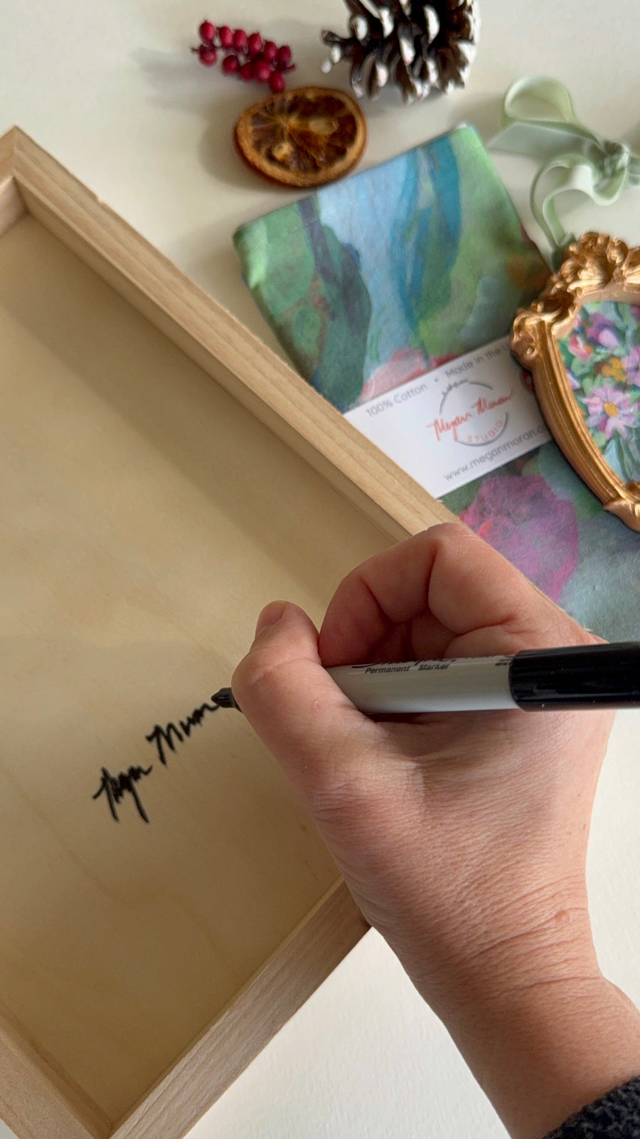 Collector’s Holiday Bundle: Ornament + Signed Art Print + Tea Towel + Notecards